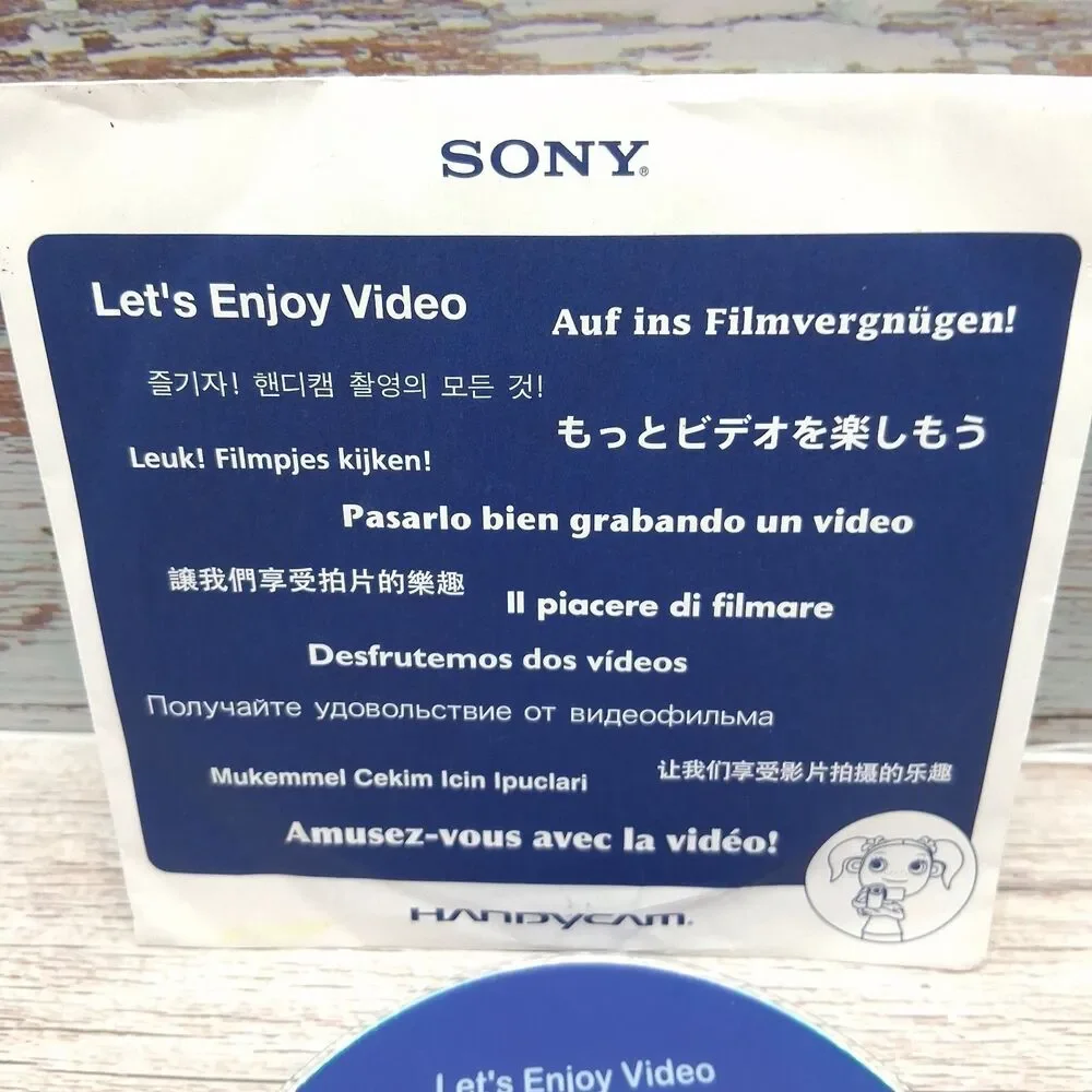 2008 Sony Handycam Let’s Enjoy Video DVD 3-282-264-11